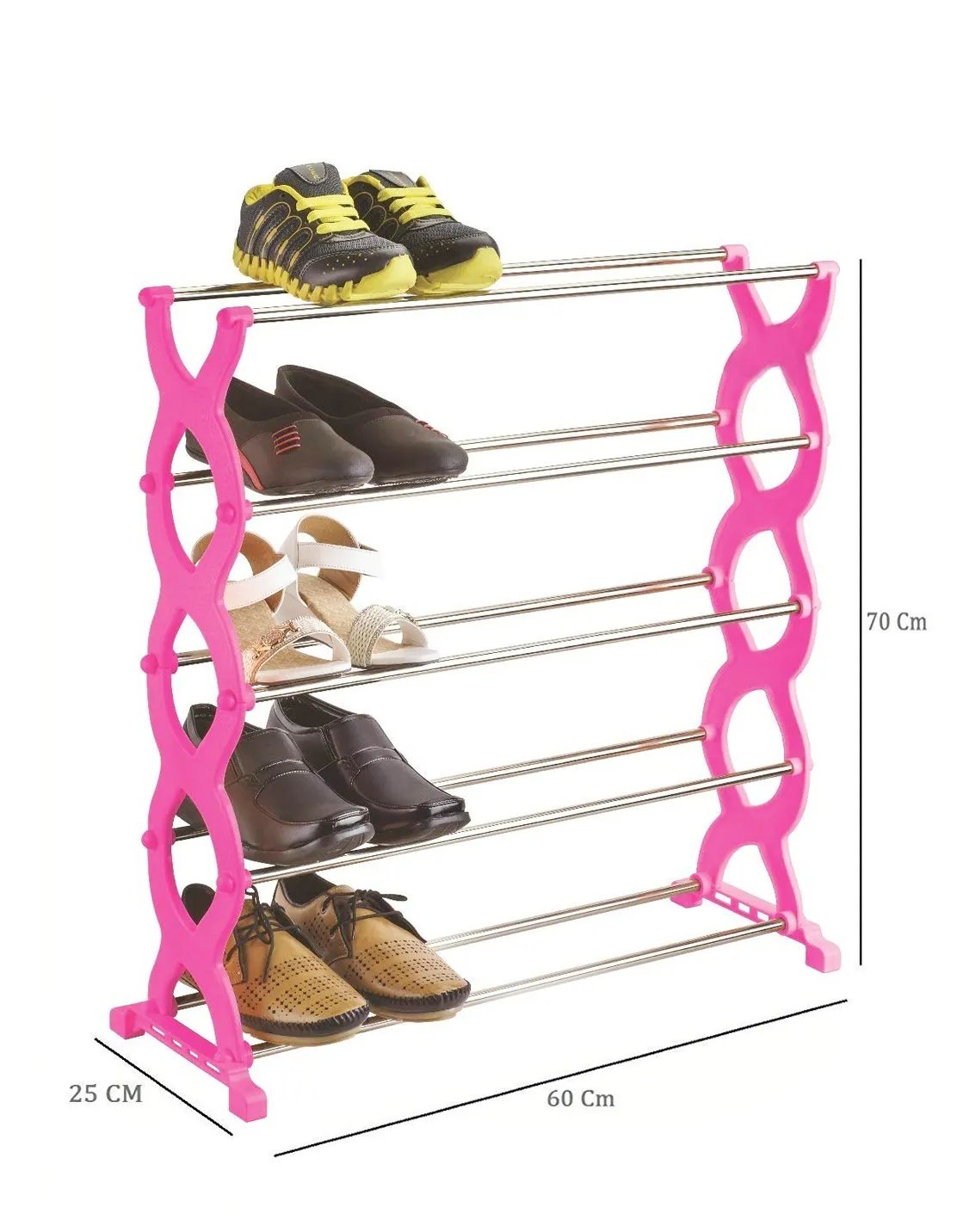 0520 Stackable 5 Layer Folding Shoe Rack