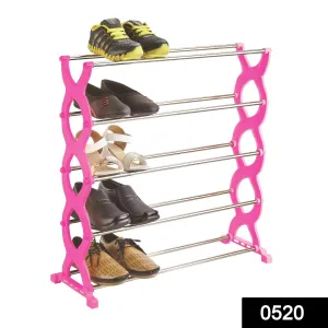 0520 Stackable 5 Layer Folding Shoe Rack