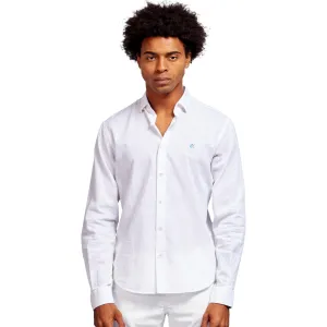 100% Linen Button Down Shirt - White