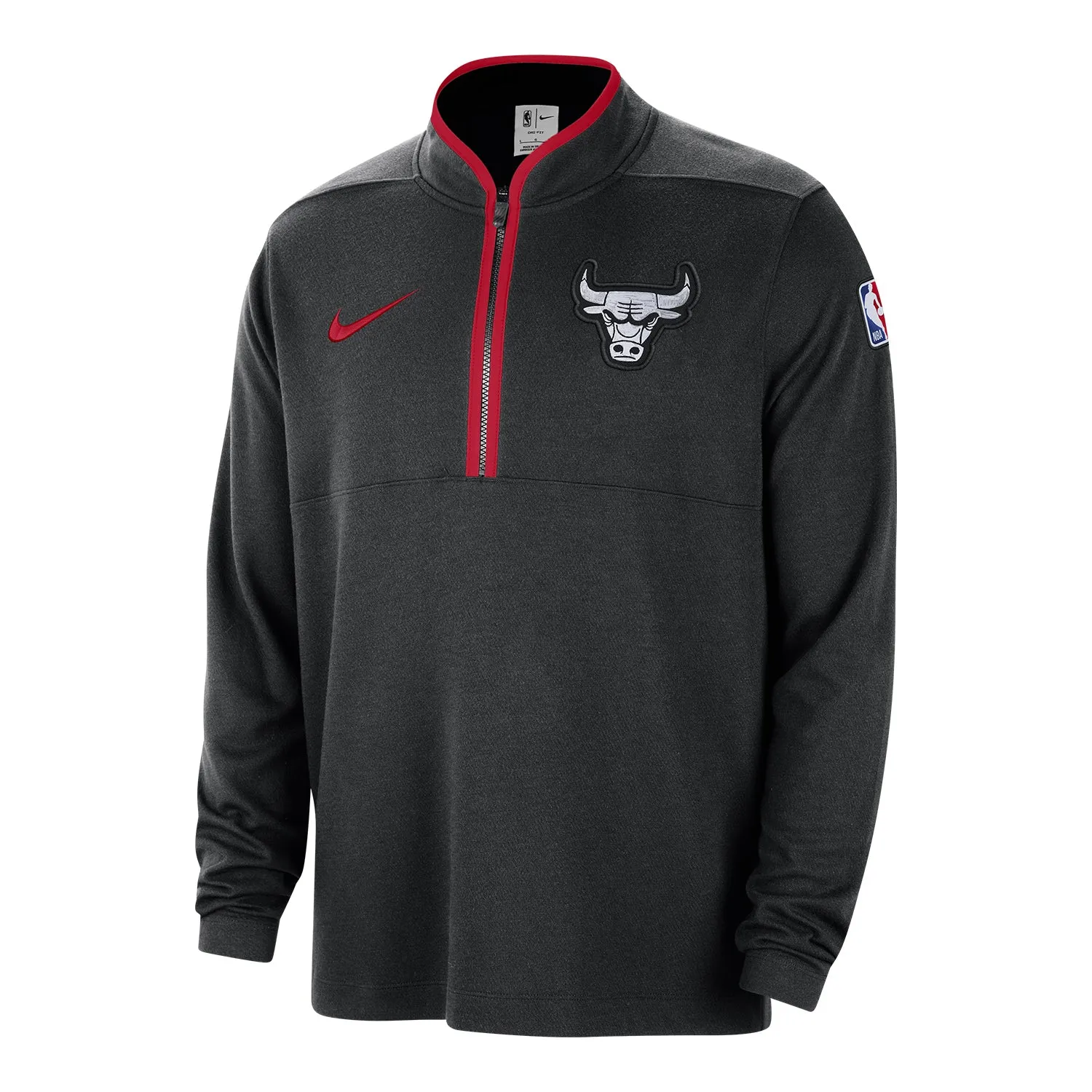 2023-24 CHICAGO BULLS CITY EDITION HALF ZIP DRI-FIT JACKET