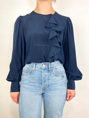 Adelaide Blouse in Midnight