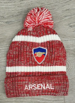 Arsenal Fleece Lined Bobble Hat