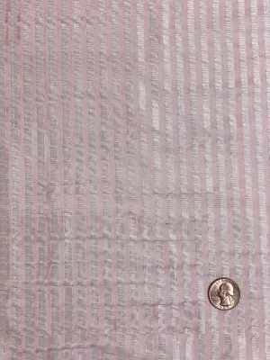 Baby Pink Silk Seersucker JD 367 Fabric