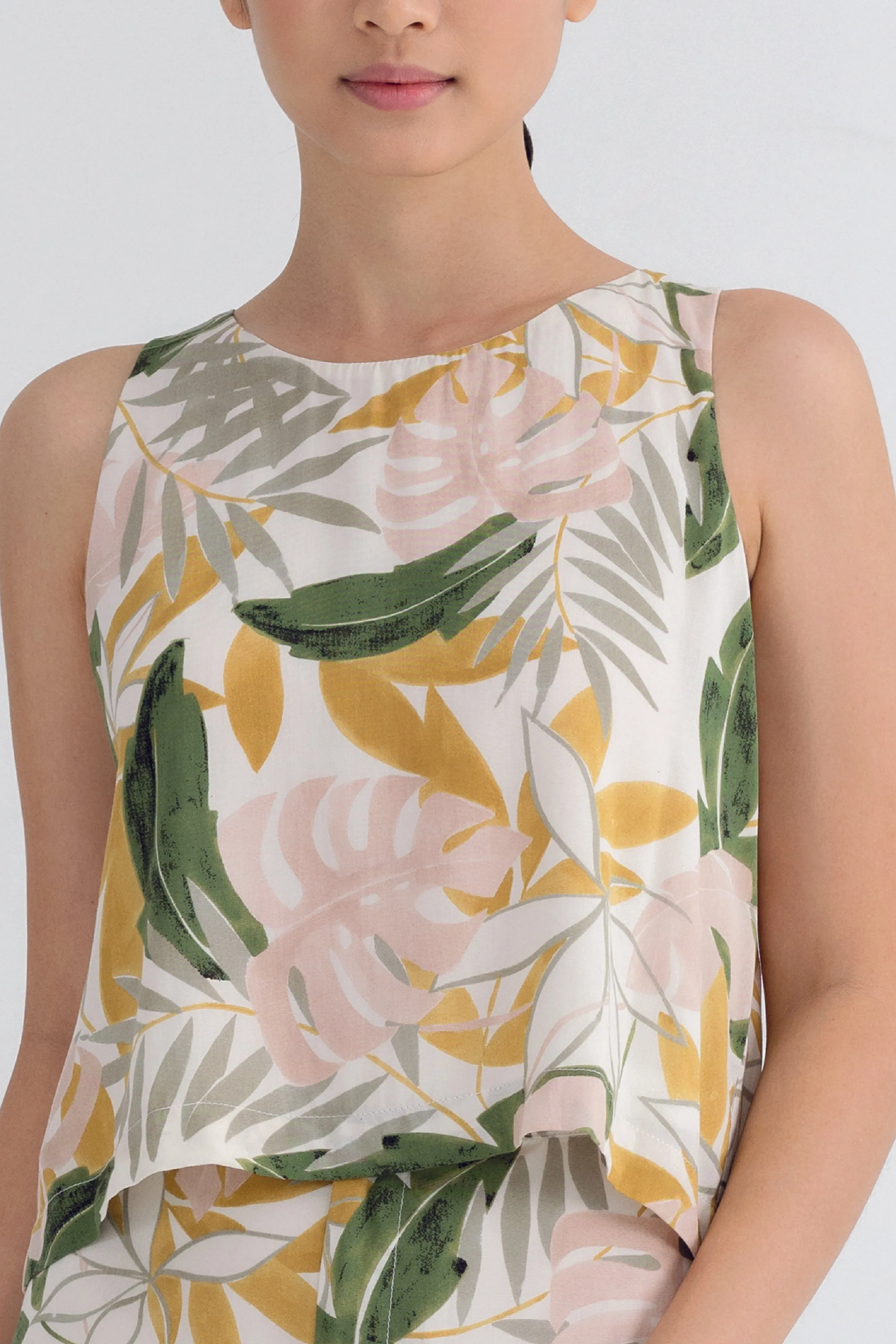 [Back in Stock] Eden Tropical Print Top