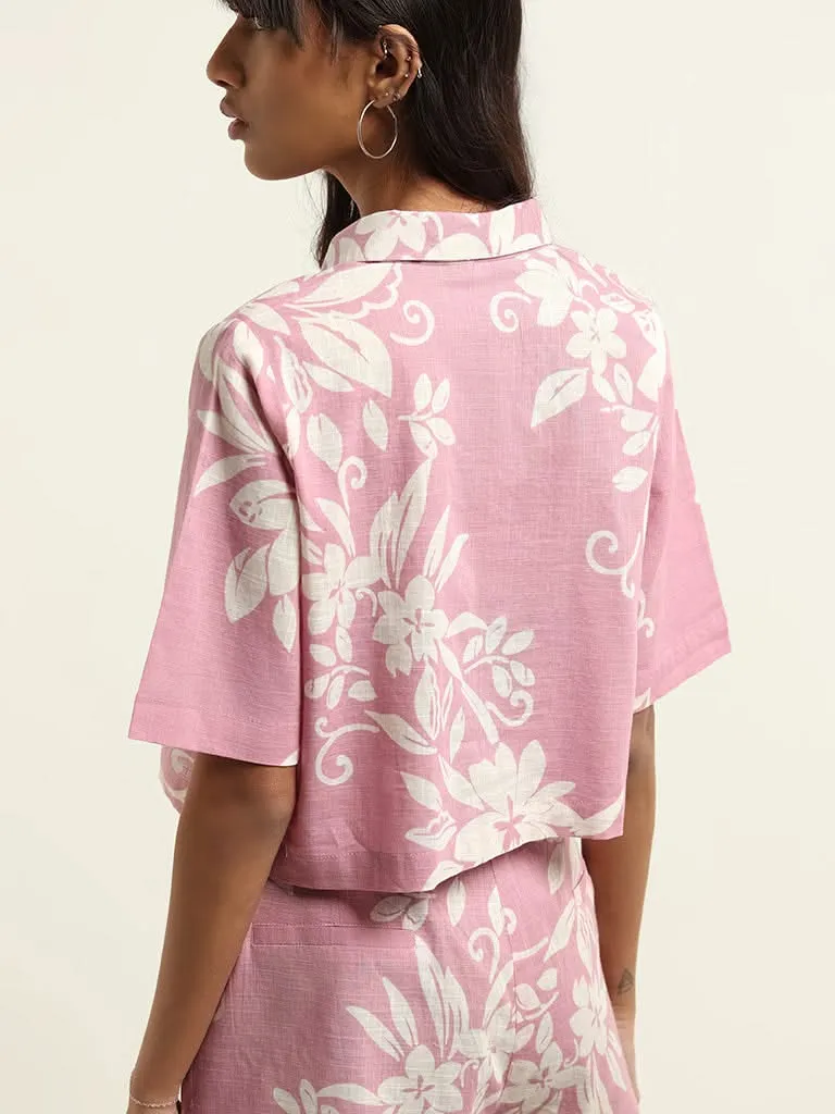 Bombay Paisley Lilac Printed Cotton Shirt