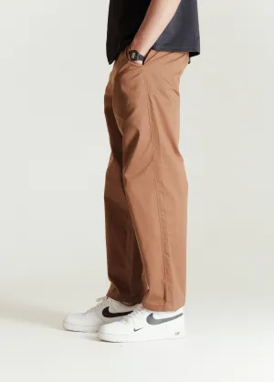 Brick Brown — Relaxed Chinos