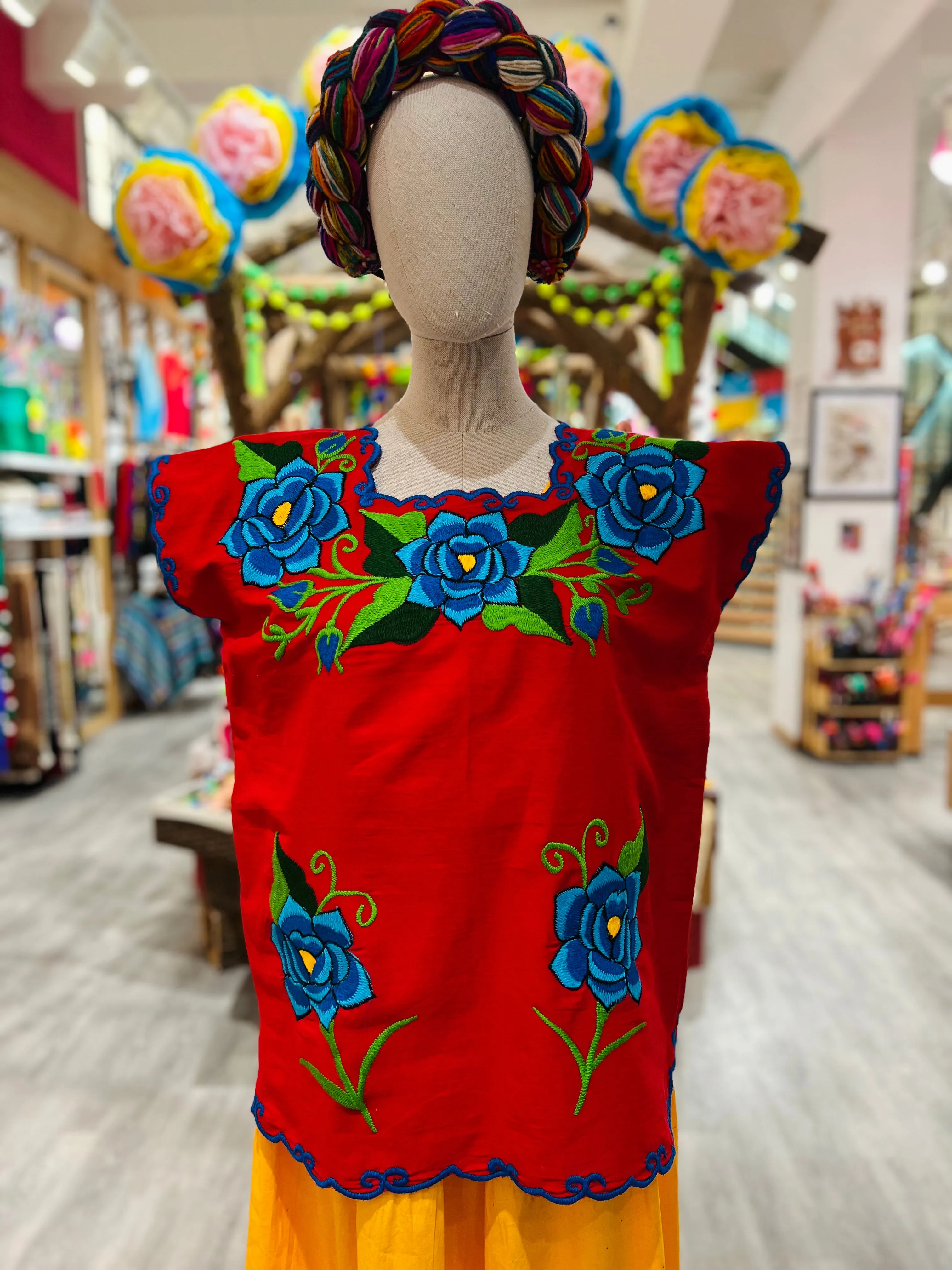 Chiapas "Flor" Blouse