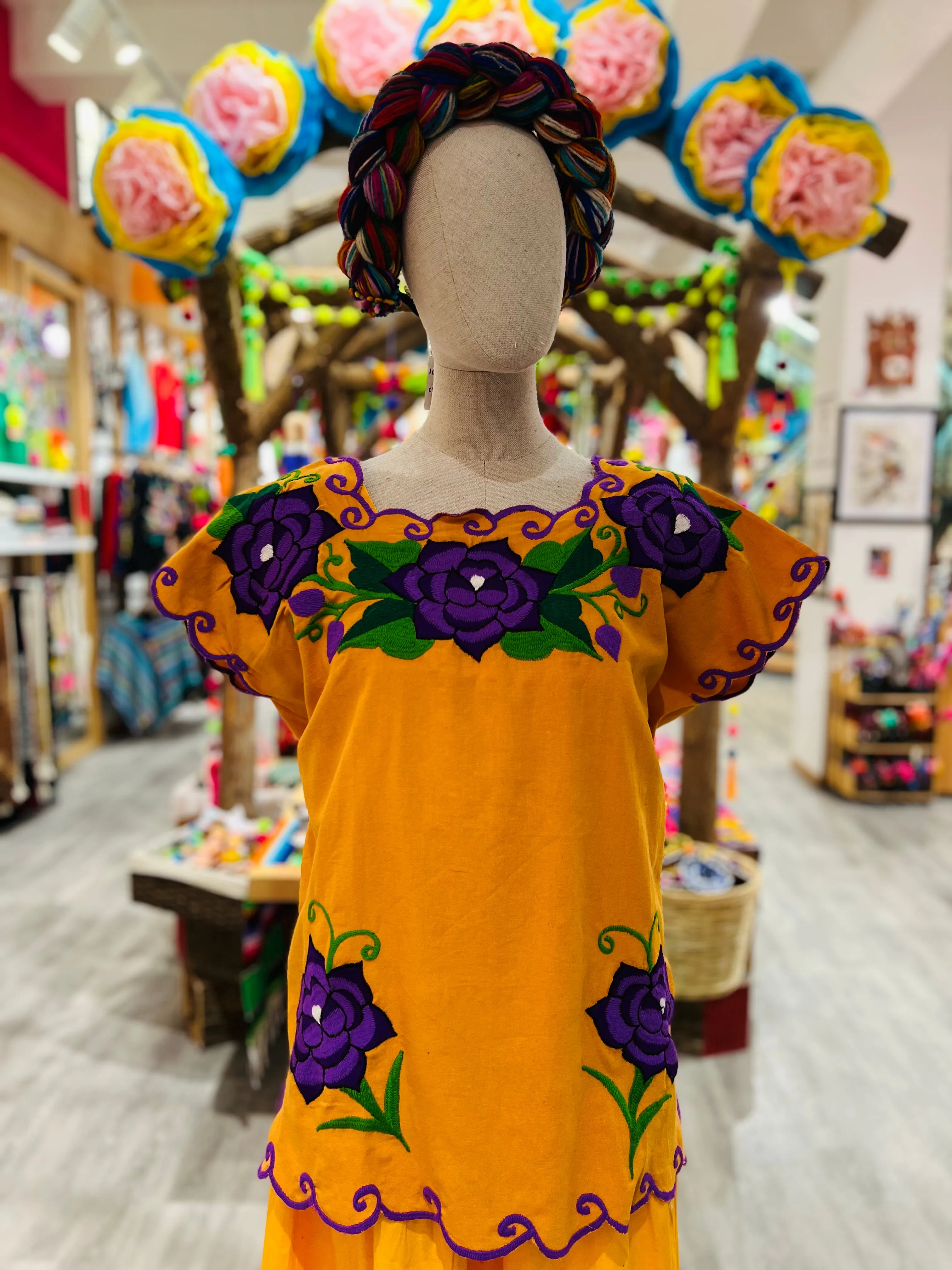 Chiapas "Flor" Blouse