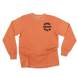 COOL Mamaw CLUB - Pocket Design - LONG SLEEVE COMFORT COLORS TEE