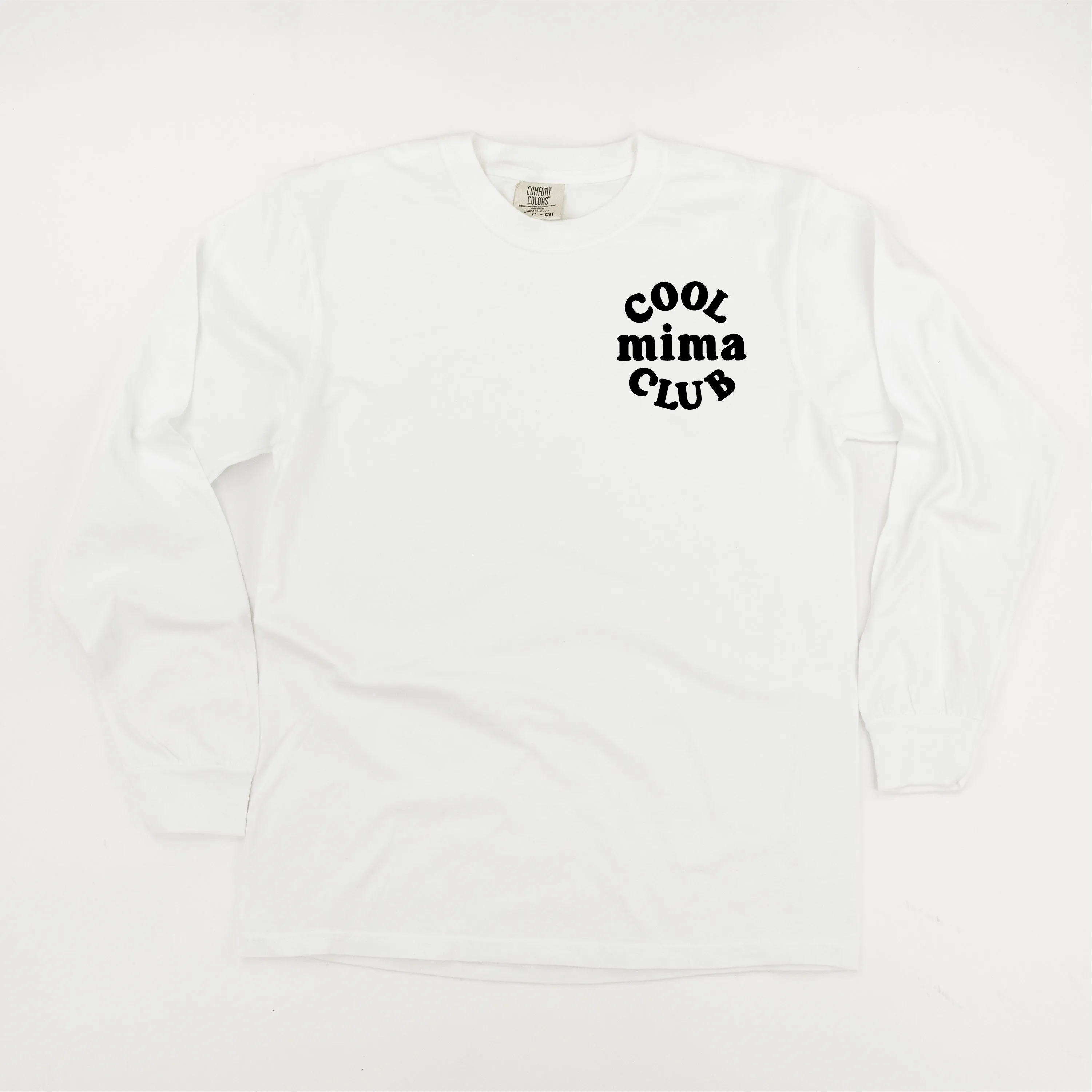 COOL Mima CLUB - Pocket Design - LONG SLEEVE COMFORT COLORS TEE