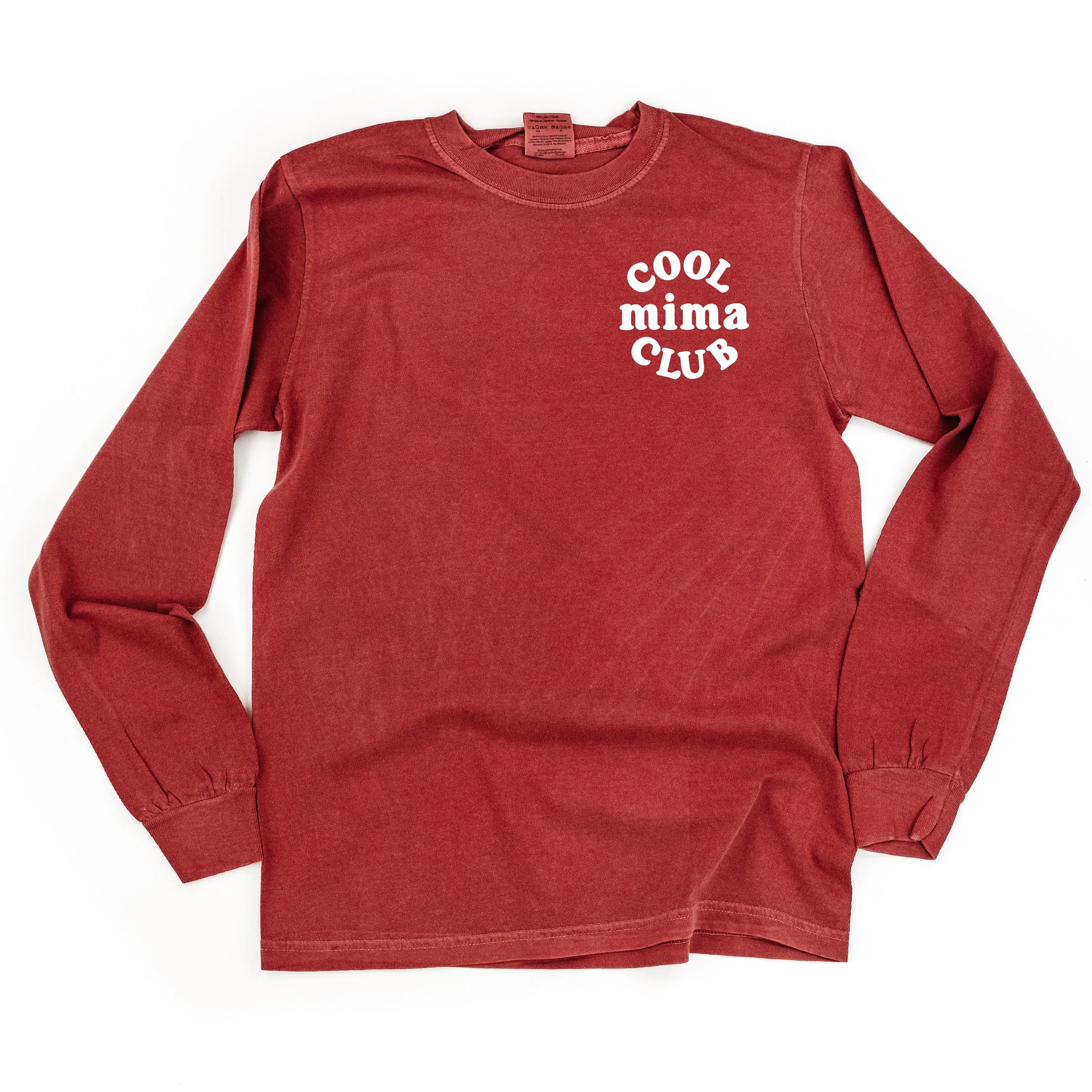 COOL Mima CLUB - Pocket Design - LONG SLEEVE COMFORT COLORS TEE