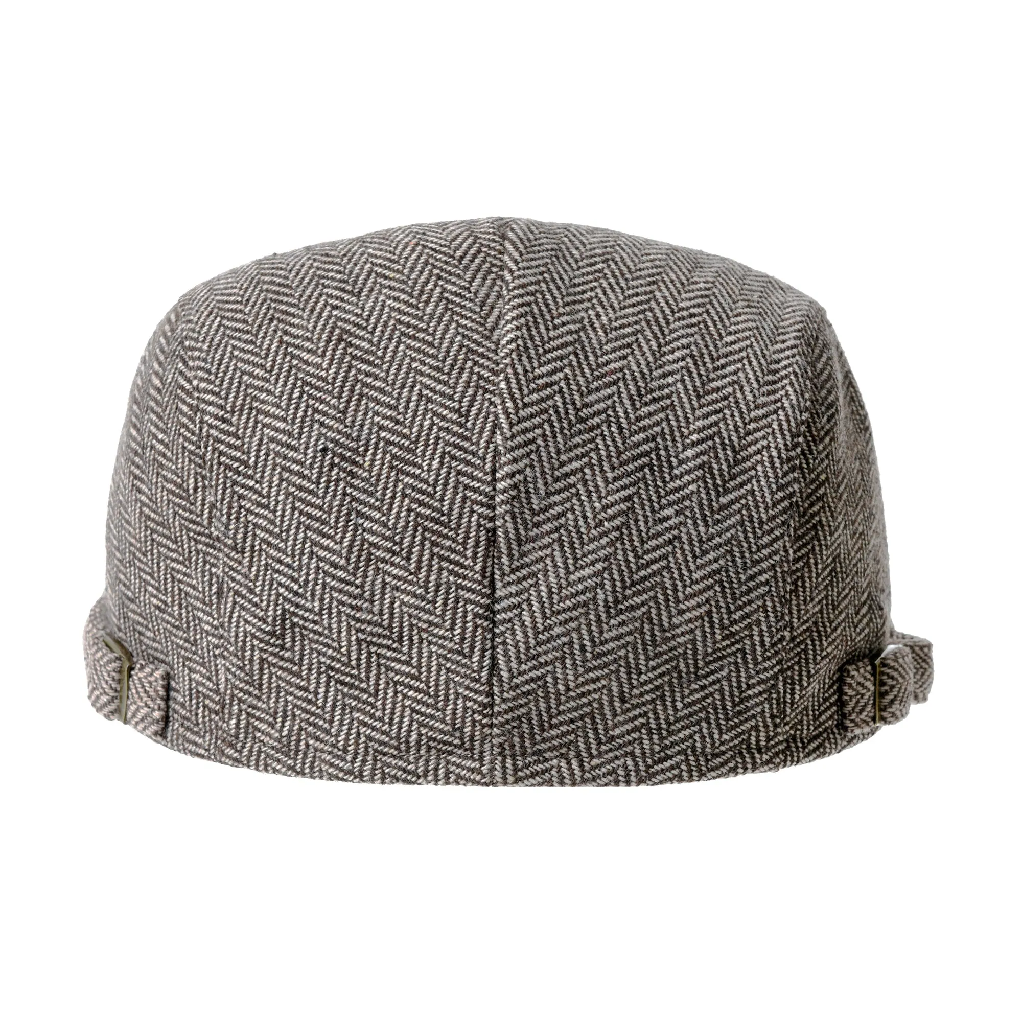 Cotton Flat Cap Herringbone Winter Warm Driving Hat YZ30102