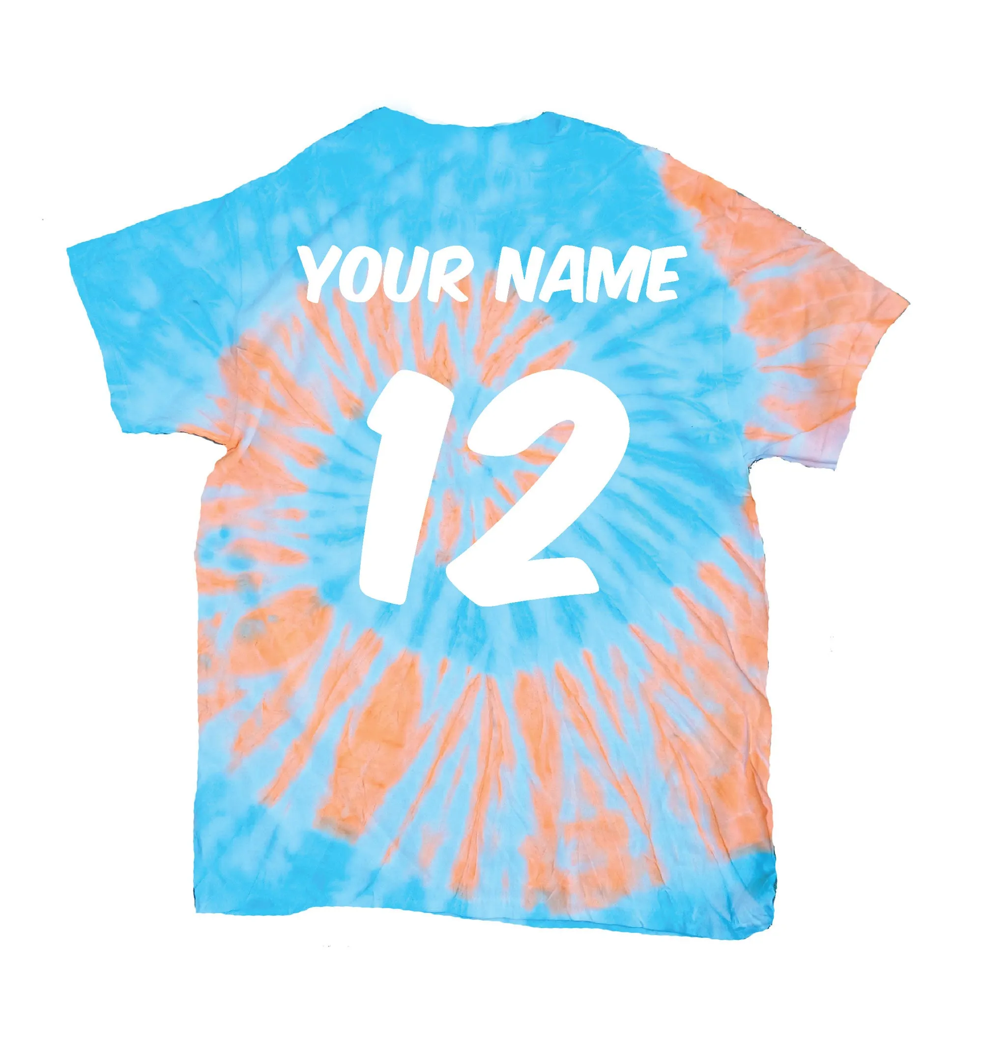 FEED YOUR SOUL Tie-Dye Volleyball T-shirt