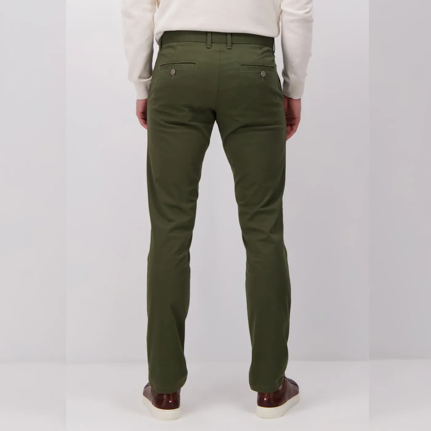 Fynch Hatton Lightweight Chino | Dark Navy / Olive