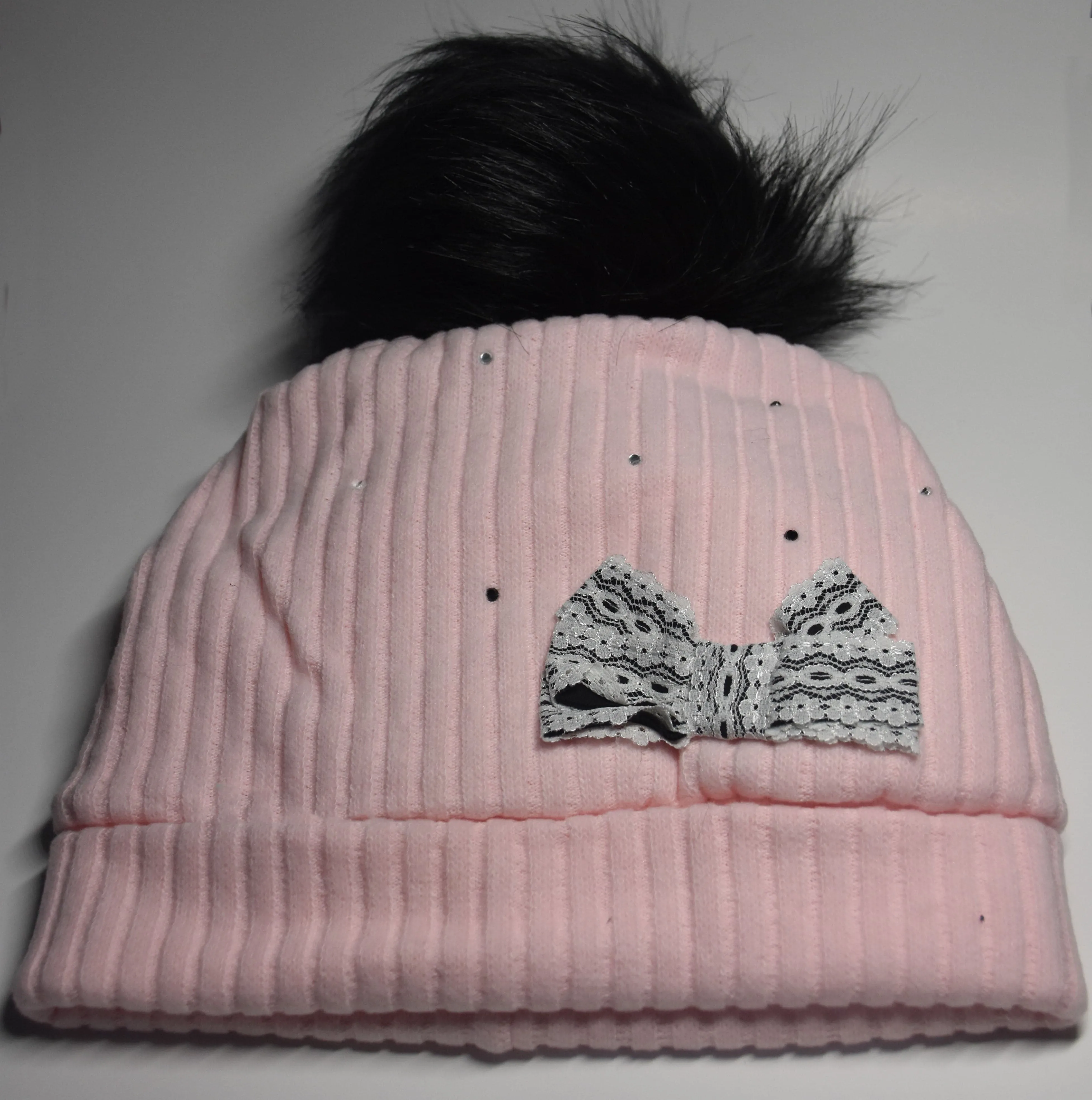 Girls Winter Pom Pom