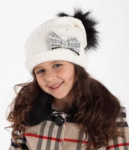 Girls Winter Pom Pom