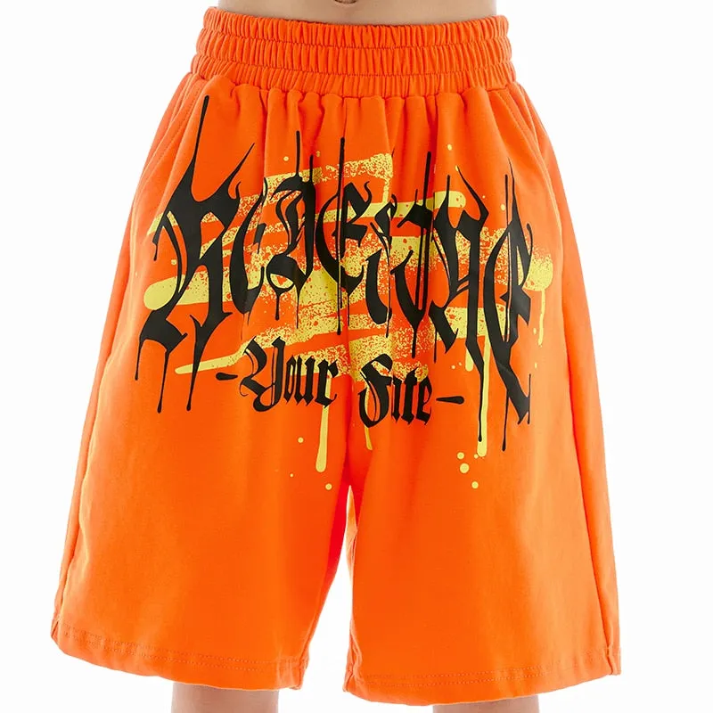 HH0371 Hip Hop -Street Dance Costume -Short Sleeves Tops - Pants-Performance Stage Wear HH0371