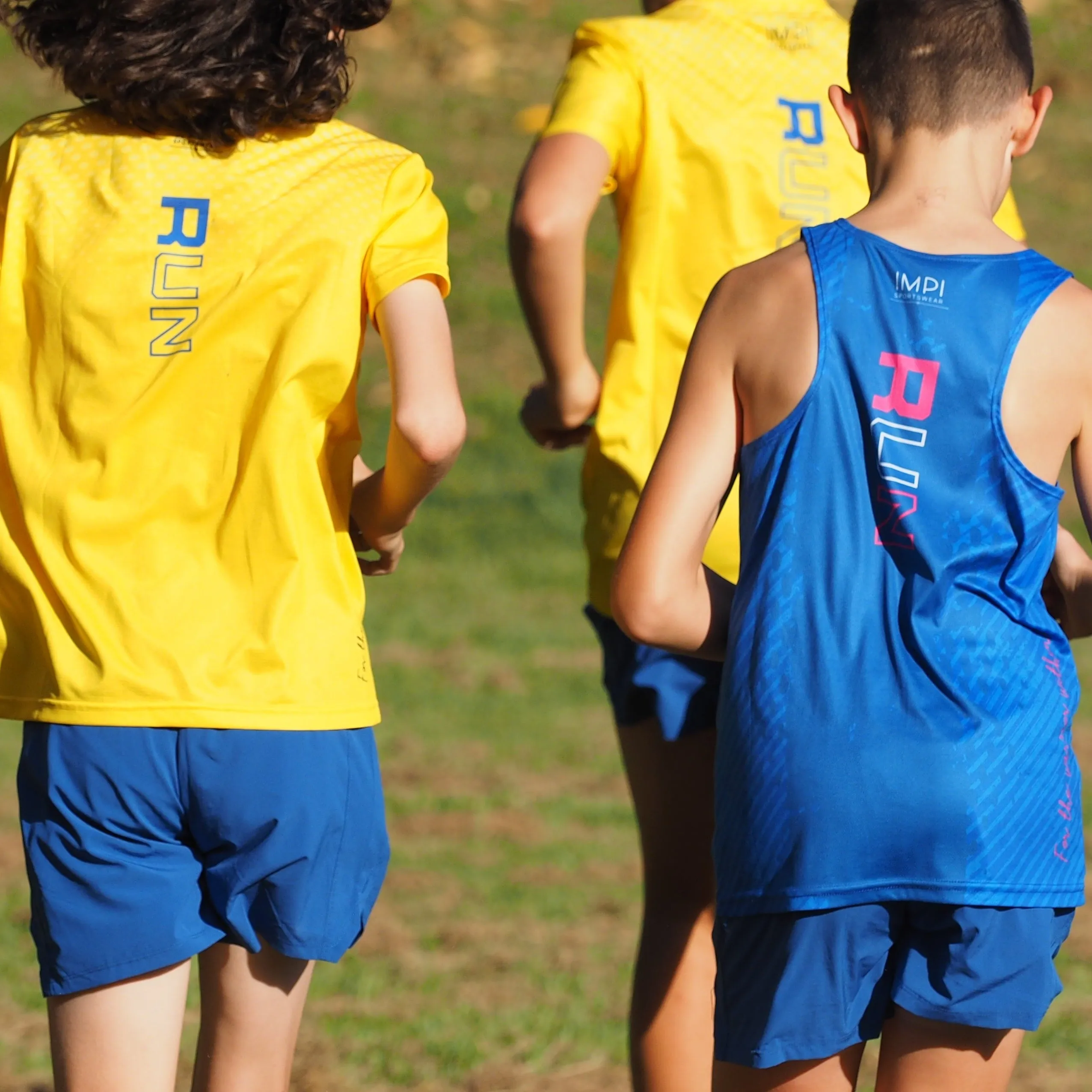 IMPI Boys Running Shorts - Atlantic Blue