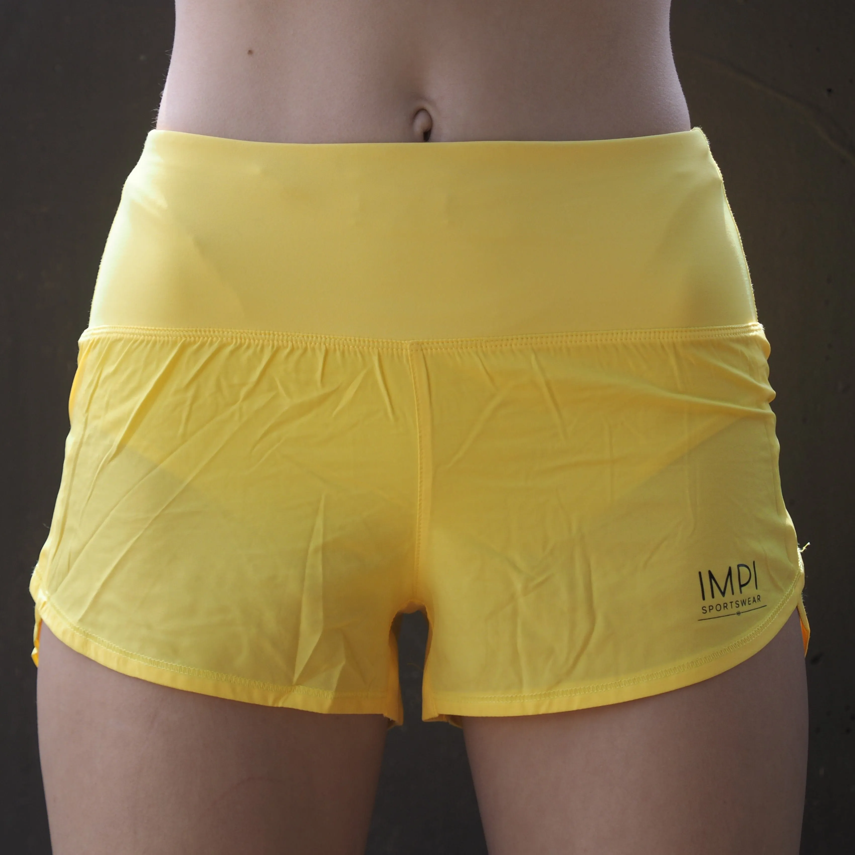 IMPI Stretch Polyshorts - Lemon