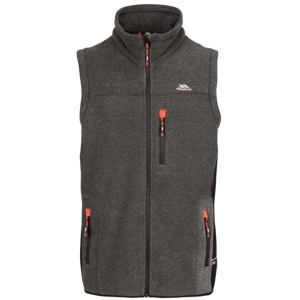 Jynxless Men's Heavy Fleece Gilet / Bodywarmer in Black