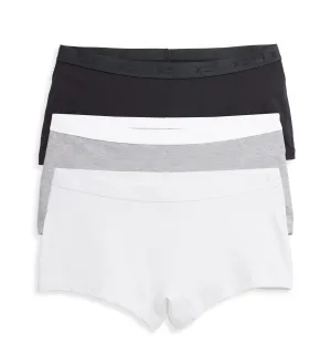 Lightweight Boy Shorts 3-Pack - Neutral