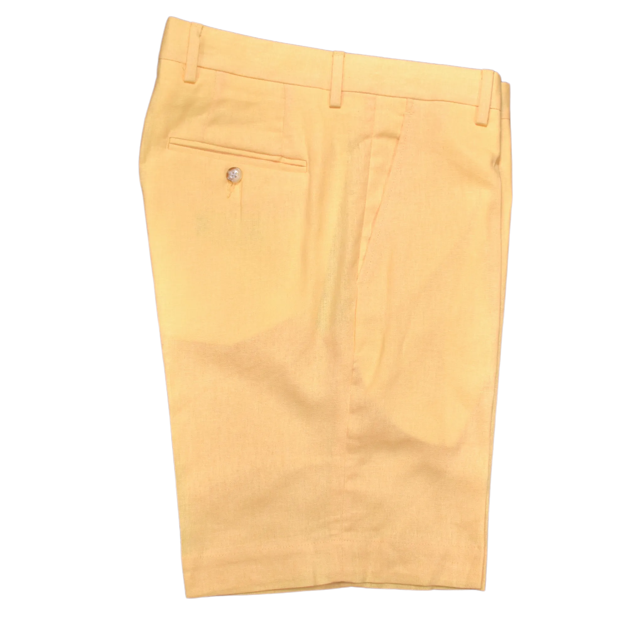 Lightweight Linen Blend Flat Front Short<br>Regular Rise