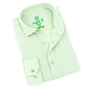 Linen Button Down Shirt - Green