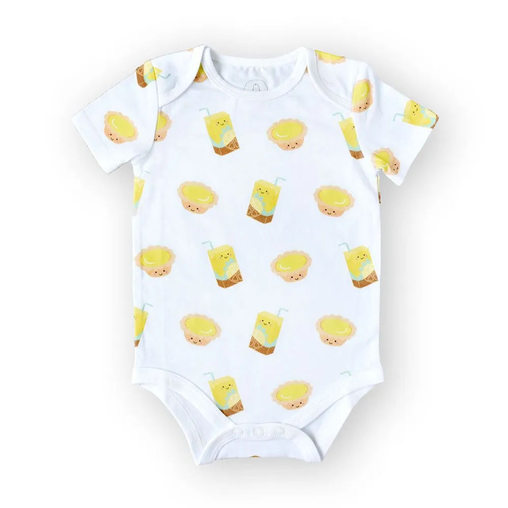 Mommy & Me Set Organic Cotton T-Shirt   Onesie - Egg Tart