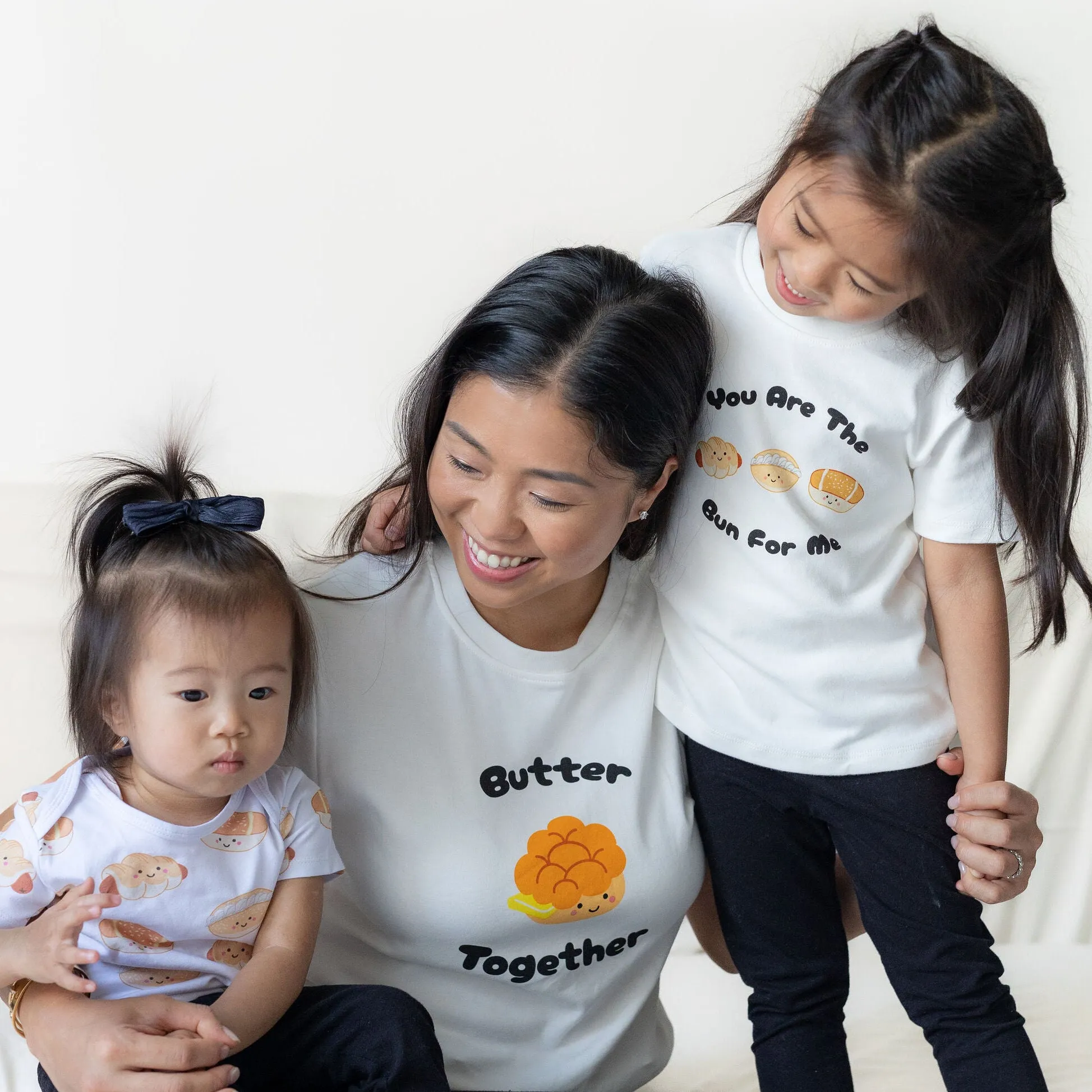 Mommy & Me Set Organic Cotton T-Shirts - Bakery Buns