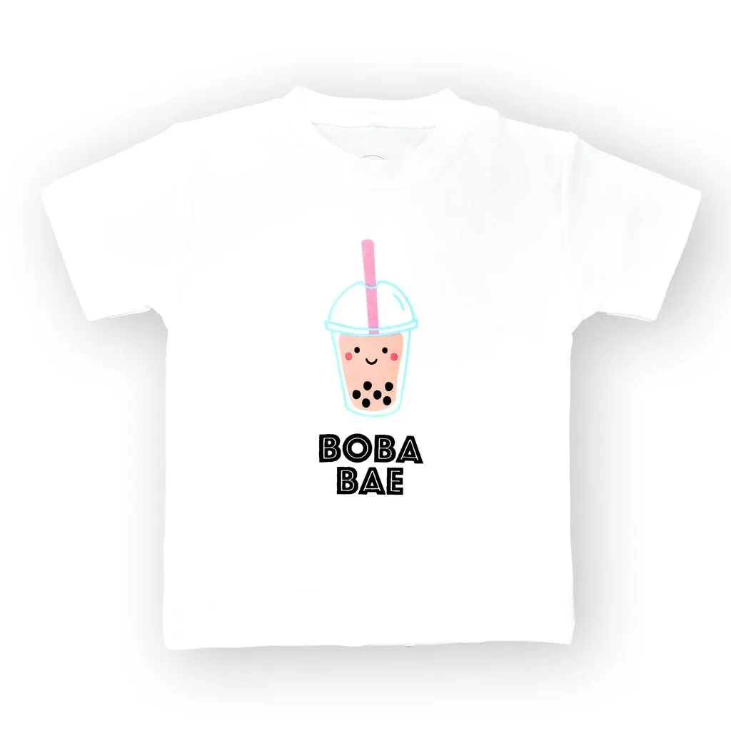 Mommy & Me Set Organic Cotton T-Shirts - Boba