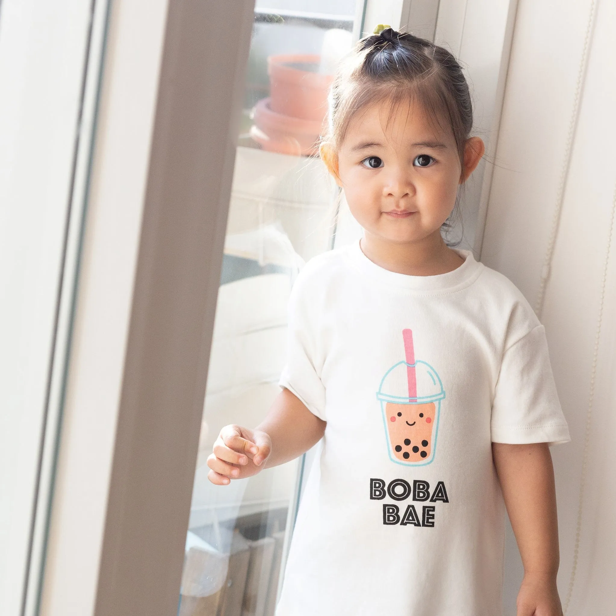 Mommy & Me Set Organic Cotton T-Shirts - Boba