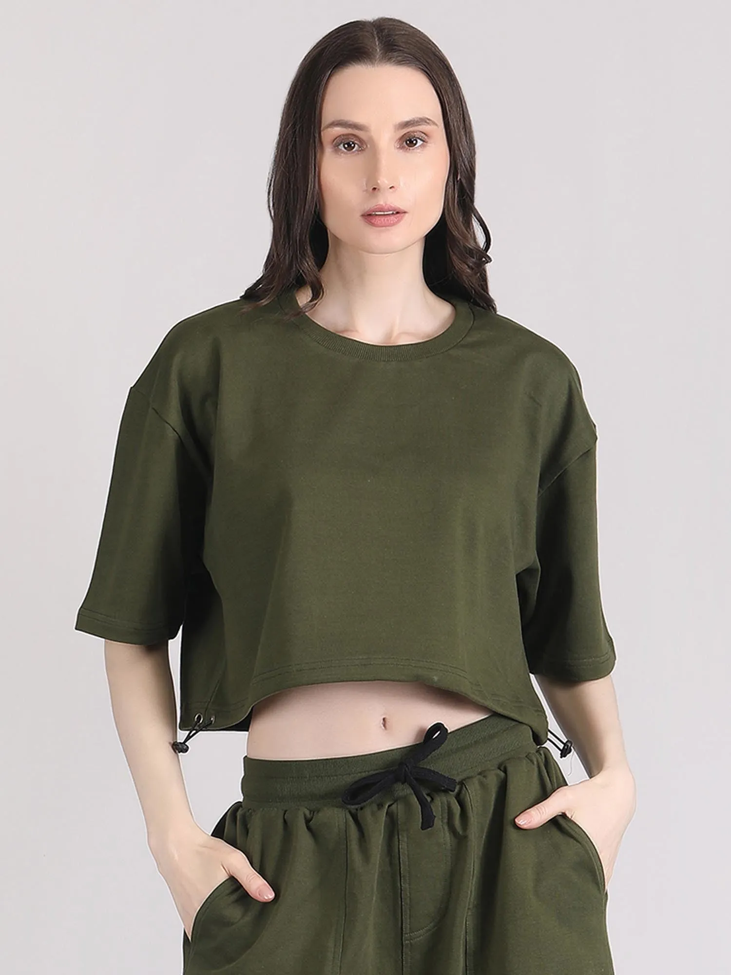 off shoulder crop top - cotton crop top