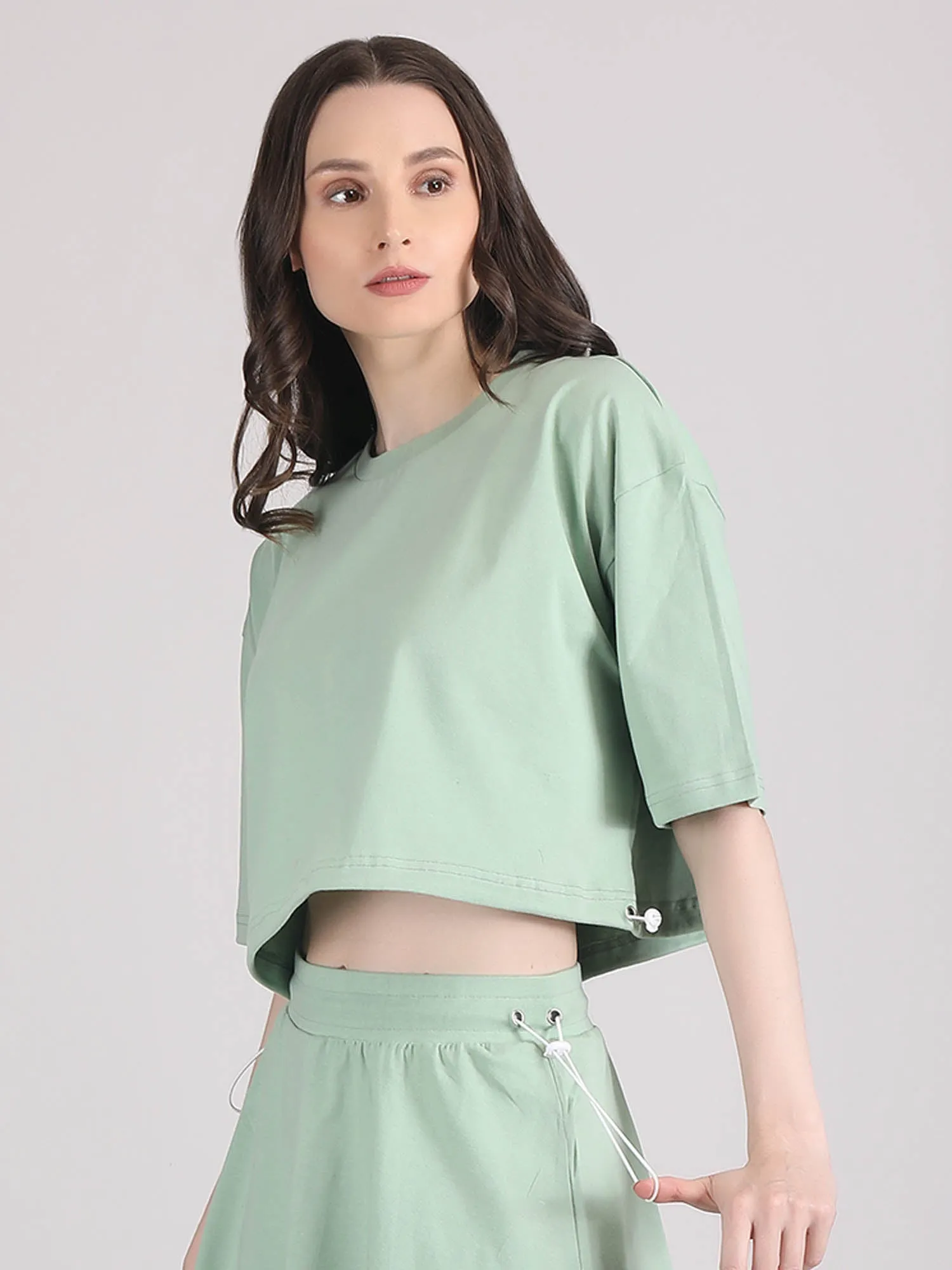 off shoulder crop top - cotton crop top