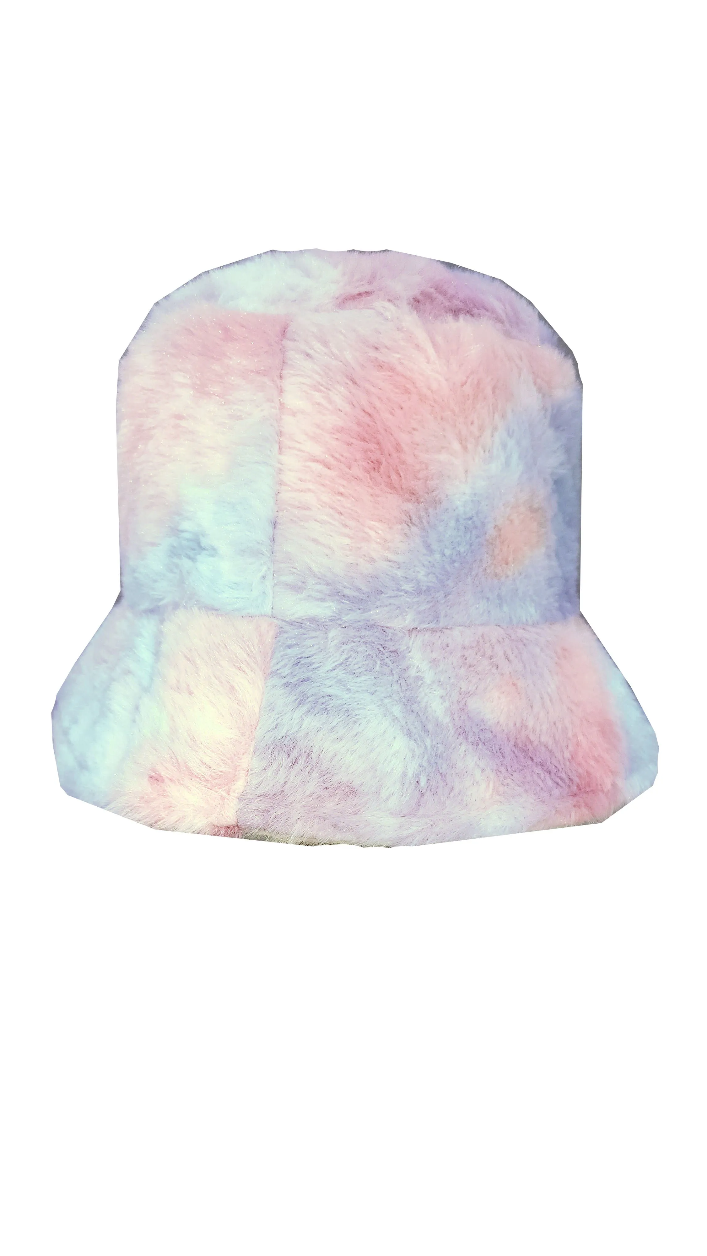 Pastel Print Patterned Fluffy Fleece Lined Bucket Hat For Winter (ADULT & CHILD SIZES)