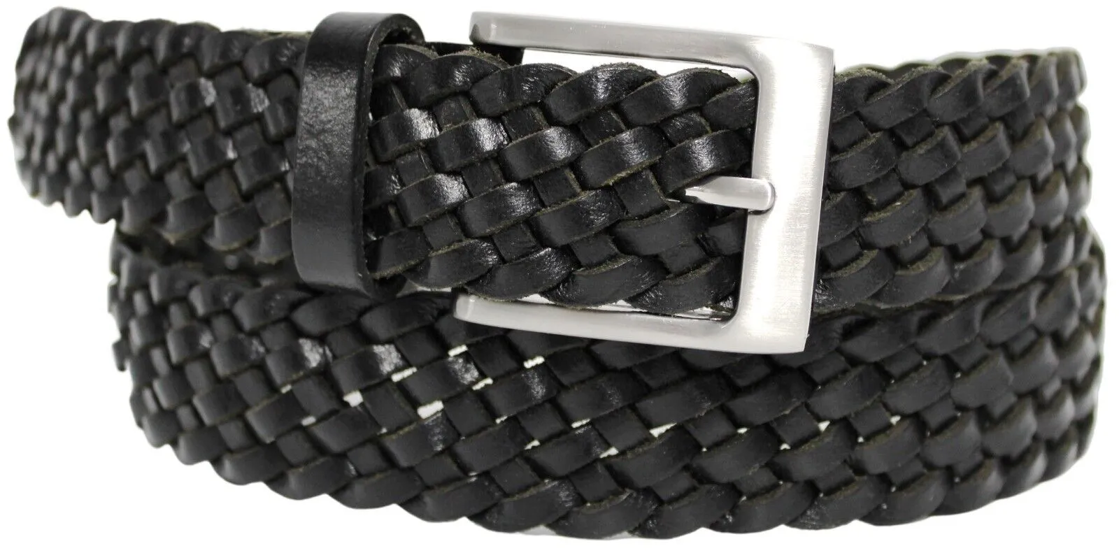 Quality Full Grain Genuine Leather Braided Belt. Style No: 41027 Hide & Chic