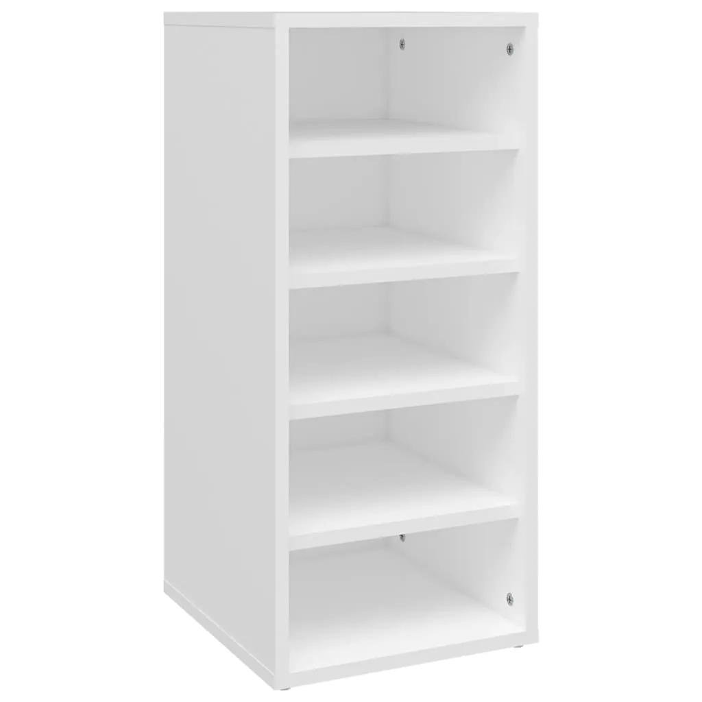 Shoe Cabinet White 31.5x35x70 cm Engineered Wood