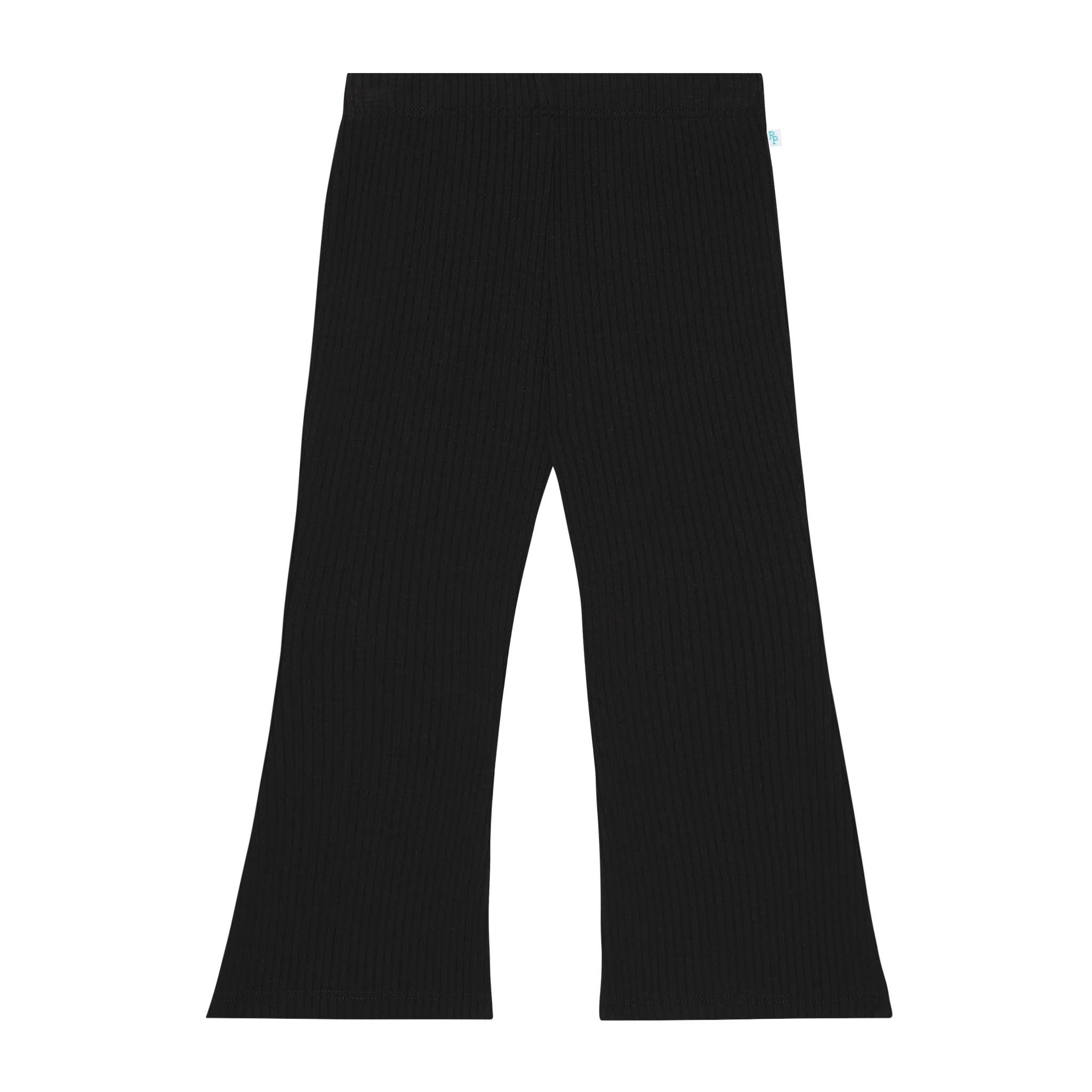 Solid Ribbed Black- Bell Bottoms- Posh Peanut