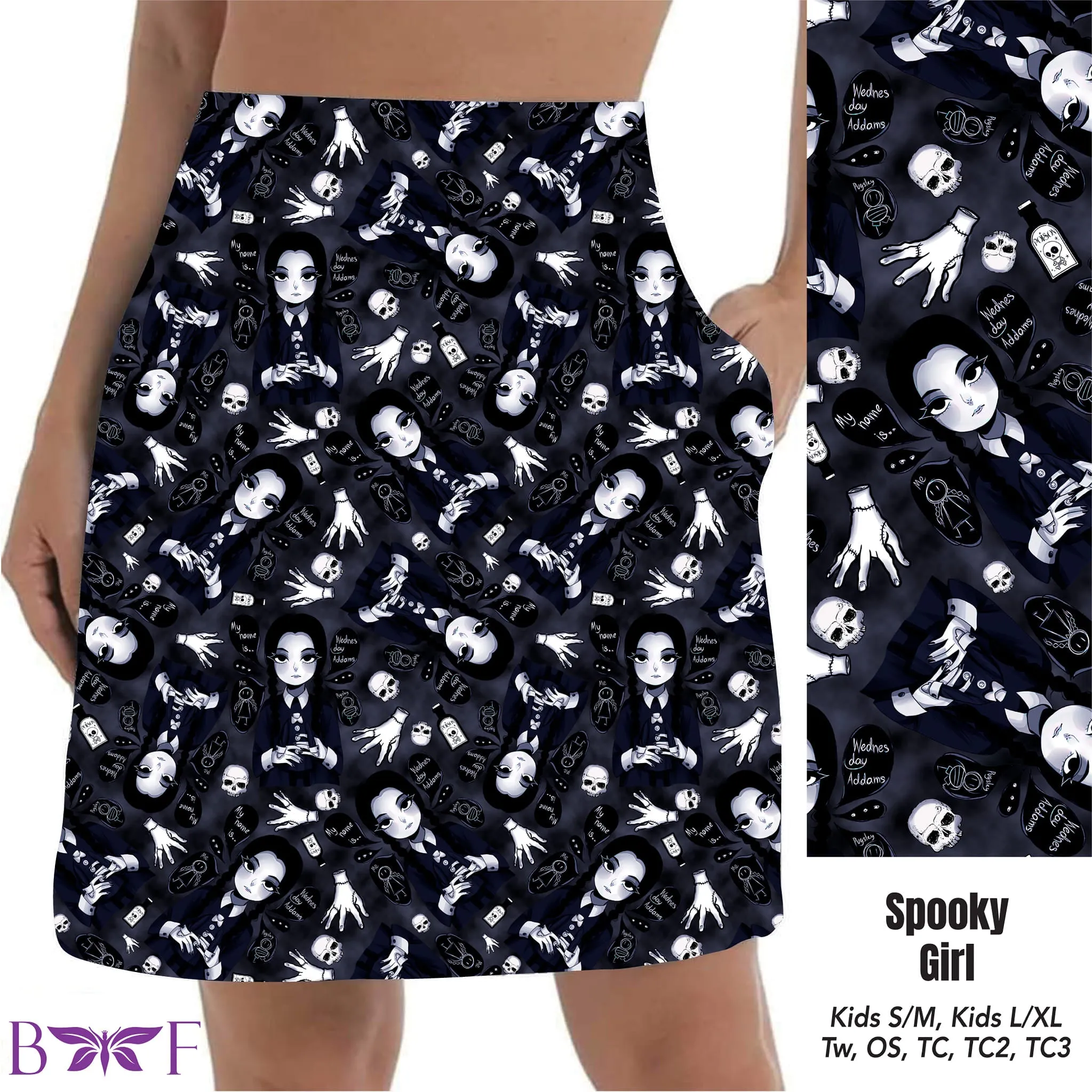 Spooky Girl Skort