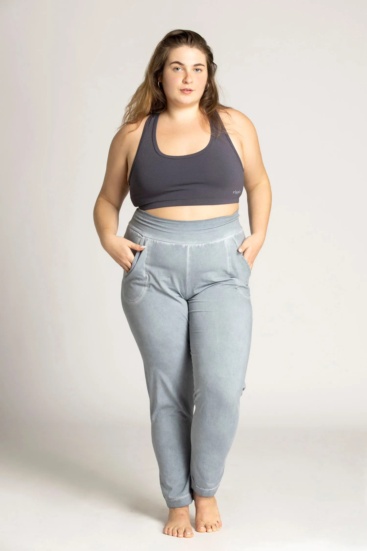 Stonewash Unisex Slouchy Yoga Pants