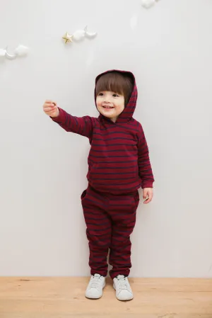 Wine Bengdi Hoodie & Pants Set