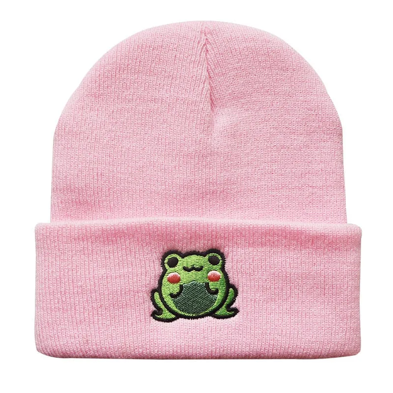 Women Winter Hat Adventure Time Hats Cartoon Thickened Warm Knitted Beanies Men Cap BMO Cartoon Thickened Warm Woolen Hat