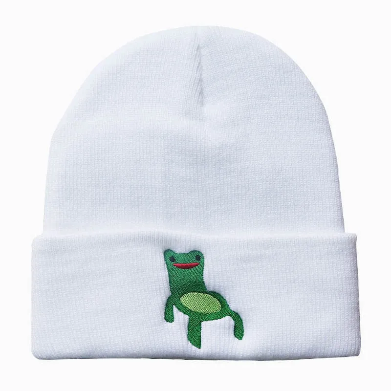 Women Winter Hat Adventure Time Hats Cartoon Thickened Warm Knitted Beanies Men Cap BMO Cartoon Thickened Warm Woolen Hat