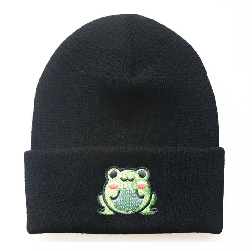 Women Winter Hat Adventure Time Hats Cartoon Thickened Warm Knitted Beanies Men Cap BMO Cartoon Thickened Warm Woolen Hat