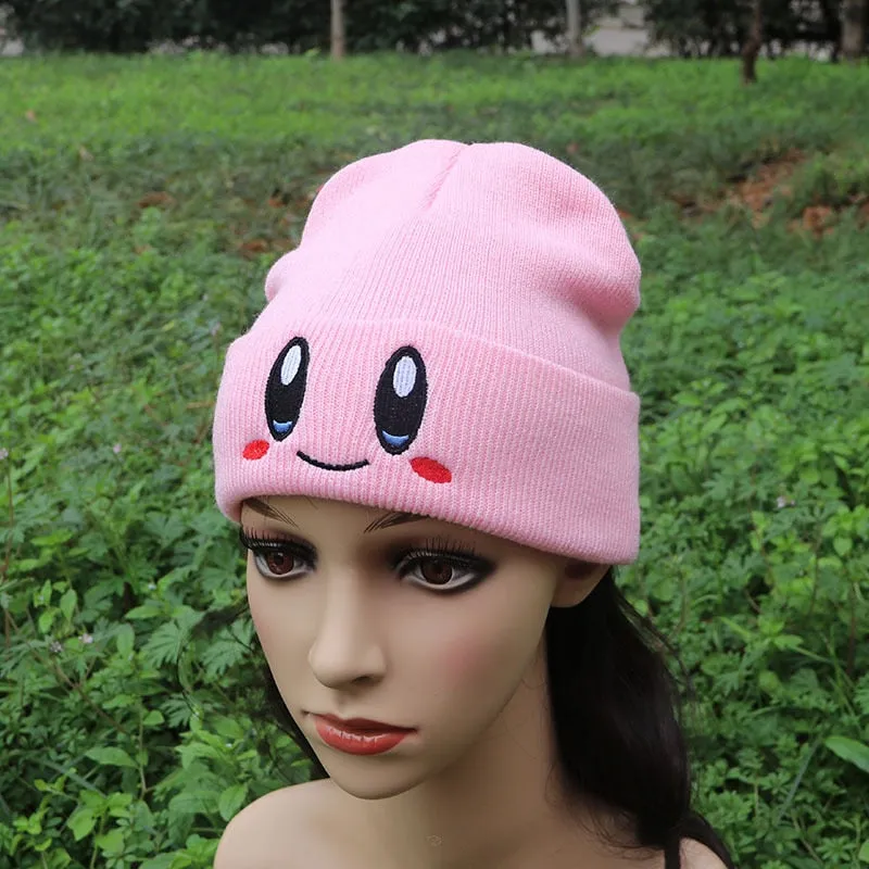 Women Winter Hat Adventure Time Hats Cartoon Thickened Warm Knitted Beanies Men Cap BMO Cartoon Thickened Warm Woolen Hat