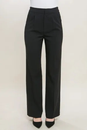 Women's Regular Fit Long Dress Pants With Pockets