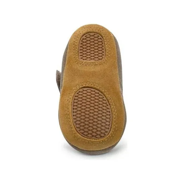 Zutano Leather Furry Lined Baby Shoe